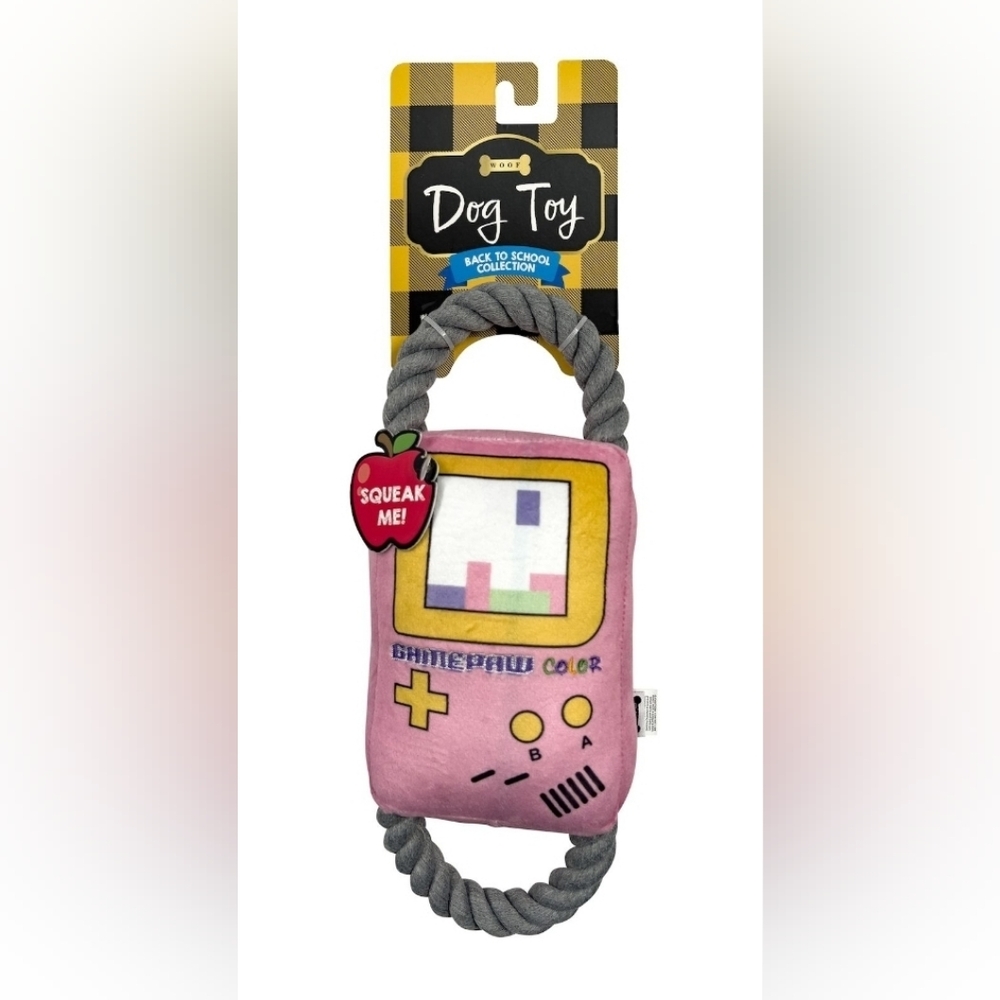 GamePaw Color Dog Toy - Pink